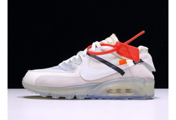 OFF-WHITE x Nike Air Max 90 Sail Muslin Virgil Abloh AA7293-100