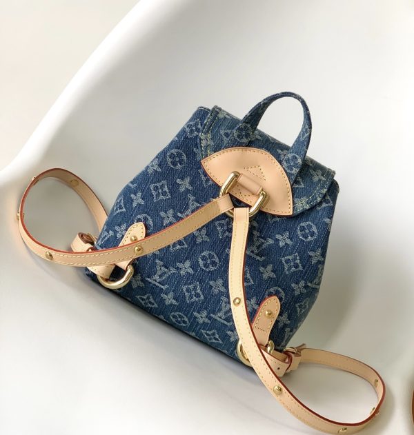 Louis Vuitton LV VENICE Denim Backpack M46836(Replica) - Image 5