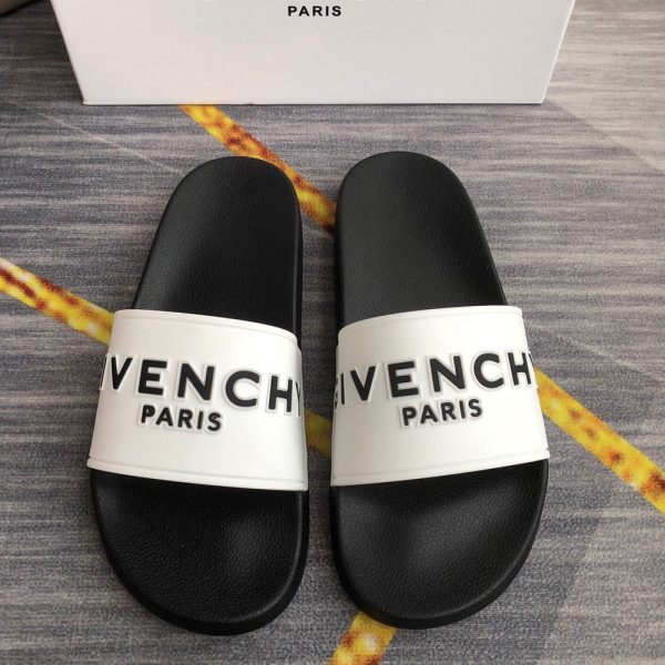 Givenchy Rubber Logo flip-flops Slide Sandal(Replica) - Image 27