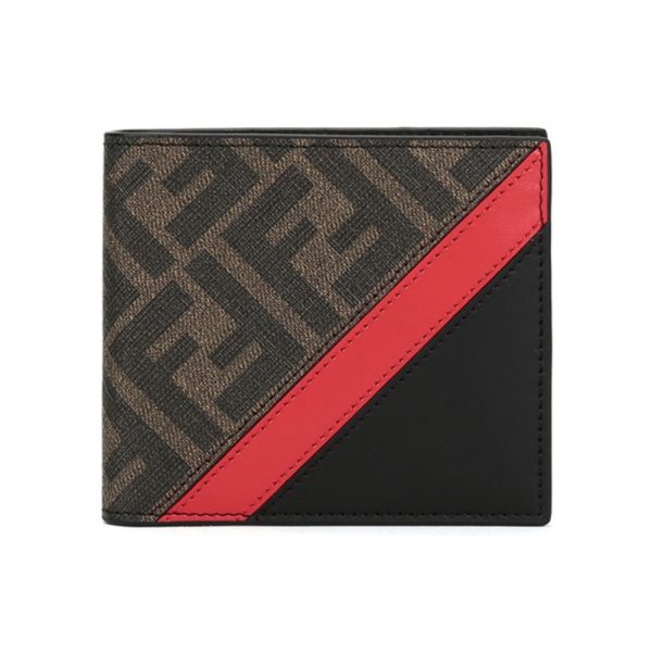 FENDI Contrast Color Design Wallte(Replica)