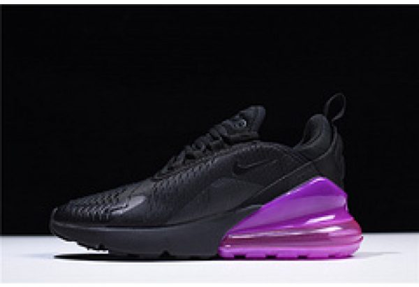 Nike womens Air Max 270 black purple AH6789 016