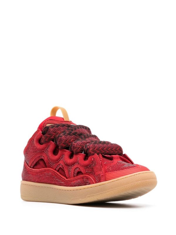 Lanvin LEATHER CURB SNEAKERS(Replica) - Image 2