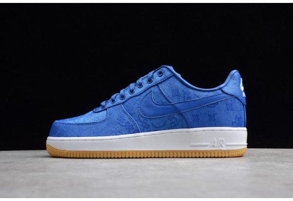 CLOT Nike Air Force 1 Blue Silk CJ5290-400