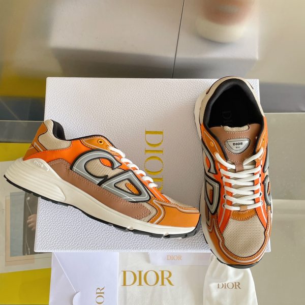 Dior B30 Dad Sneakers Orange (AAA High Quality Version) - Image 2