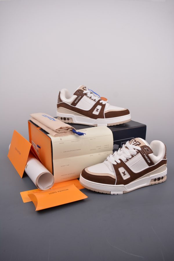 Louis Vuitton Trainer Sneakers (High Quality Version) - Image 2