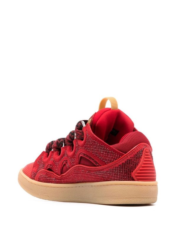 Lanvin LEATHER CURB SNEAKERS(Replica) - Image 3