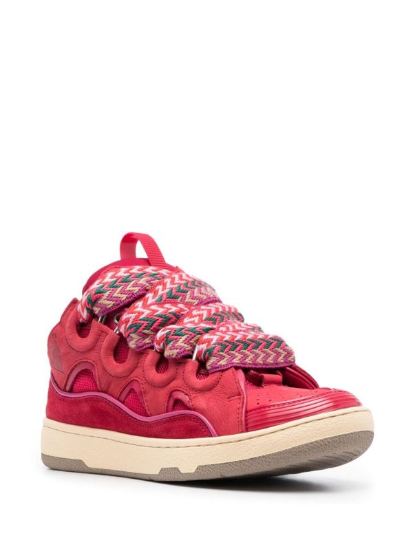 Lanvin LEATHER CURB SNEAKERS(Replica) - Image 3