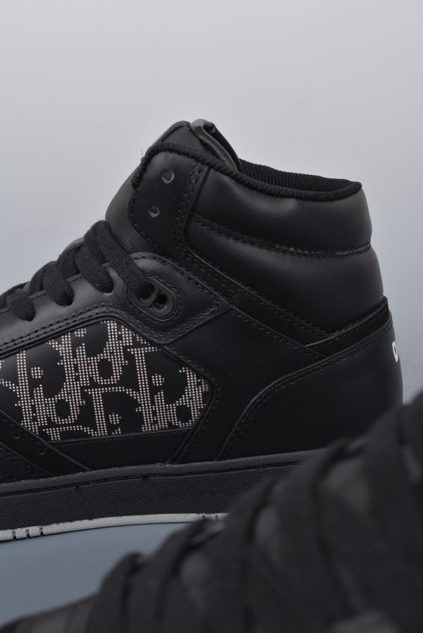 Dior B27 Sneakers High-Top Black (AAA High Quality Version) - Image 9