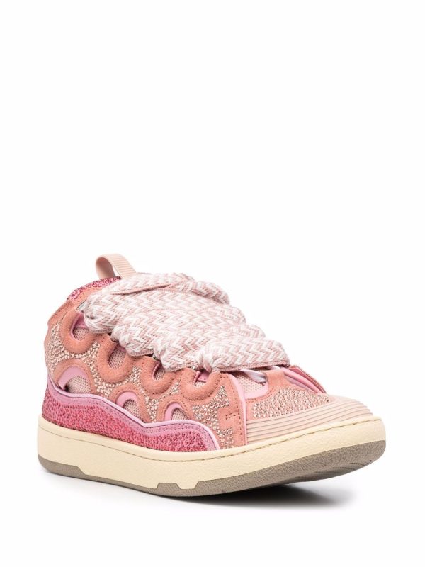 Lanvin LEATHER CURB SNEAKERS(Replica) - Image 2