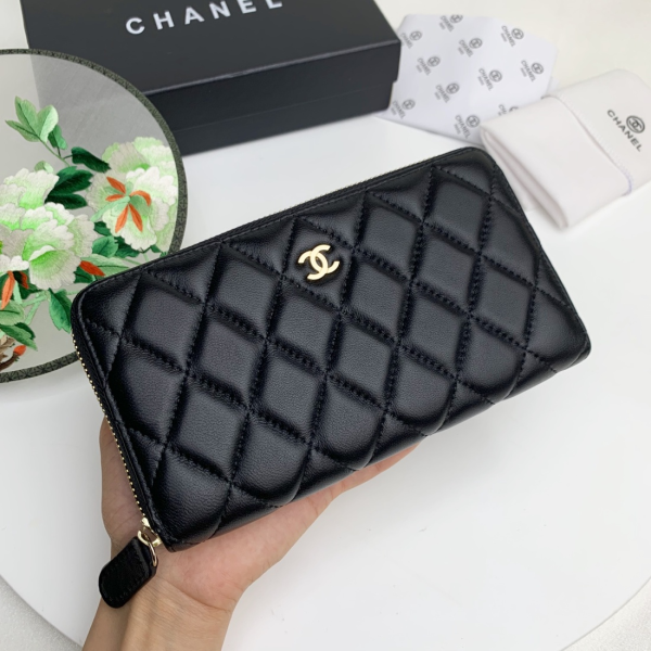 Chanel Classic Zipper Long Wallet(Replica) - Image 5