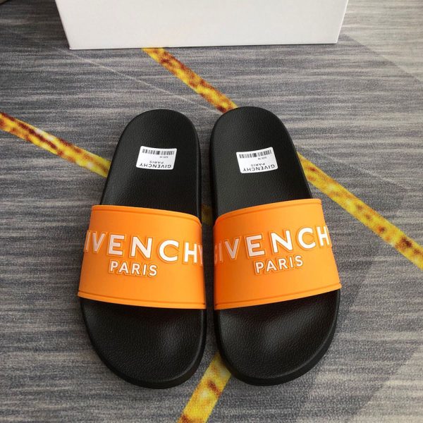 Givenchy Rubber Logo flip-flops Slide Sandal(Replica) - Image 28