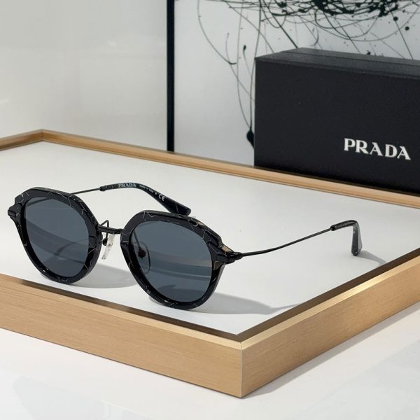 Prada Vintage garden Framed  Sunglasses Top quality （Replica） - Image 6