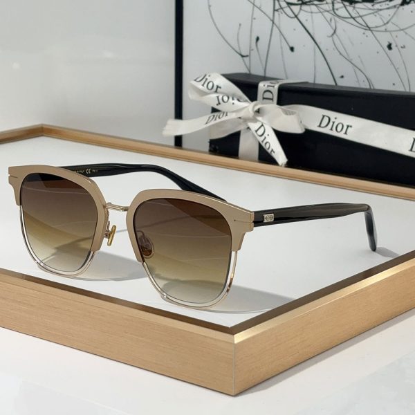 Dior  Plate Frame Elegant And Beautiful  sunglasses Top quality (Perfect Replica） - Image 2