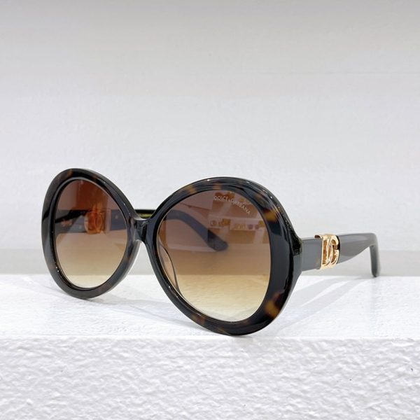 DOLCE & GABBAN DG Mirror leg Hollowed out Logo Sunglasses Top quality （Replica） - Image 2