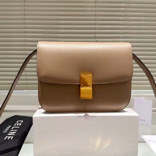 CELINE Liege Calfskin Box Flap Bag(Replica) - Image 7