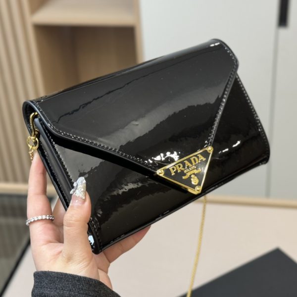 Prada  Leather Clutch Shoulder Bag Handbag（Replica） - Image 3