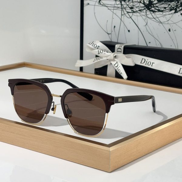 Dior  Plate Frame Elegant And Beautiful  sunglasses Top quality (Perfect Replica）