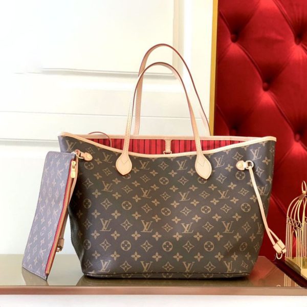 Louis Vuitton LV Neverfull Tote Bag Handbag M41177 MM&GM - Image 3