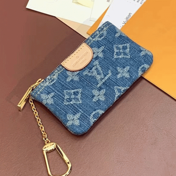 Louis Vuitton LV Jacquard Denim Key Bag （Replica） - Image 2