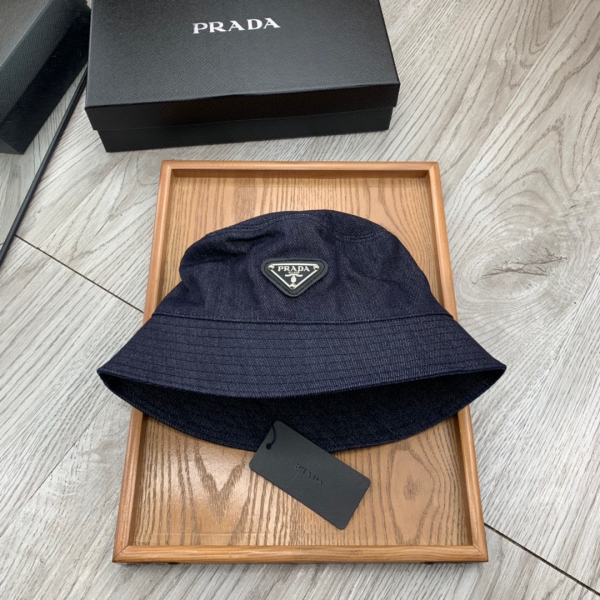 Prada Cotton Printed Fisherman's Hat Sunhat （Replica）