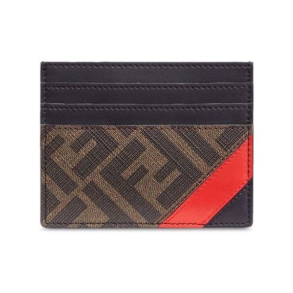 FENDI Leather Card Holder  (Replica)