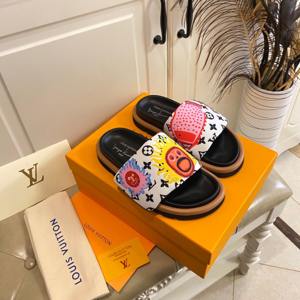 Louis Vuitton LV Pillow Yayoi Kusama Slide Sandal(Replica) - Image 8