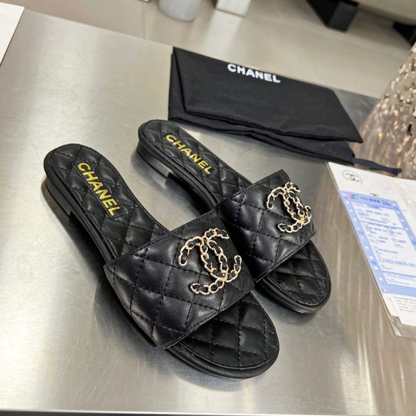 Chanel   Fashion Flat Sandals Slide(Replica) - Image 6