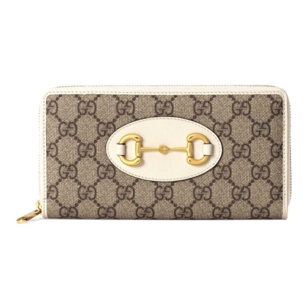 Gucci Unisex Gucci 1955 Horsebit Zip Around Wallet（Replica） - Image 4