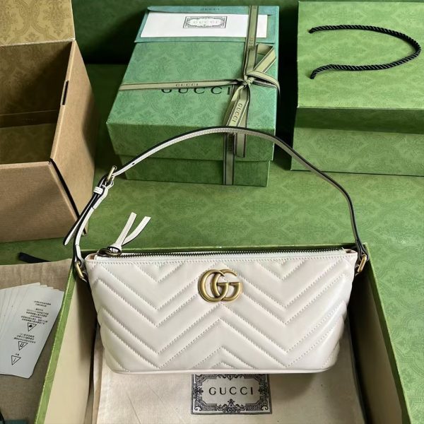 Gucci - GG Marmont Leather Shoulder Bag (Replica) - Image 4