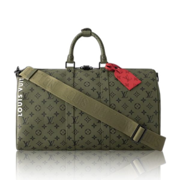 Louis Vuitton Military Green Kepall45 Travel Bag  (Replica)