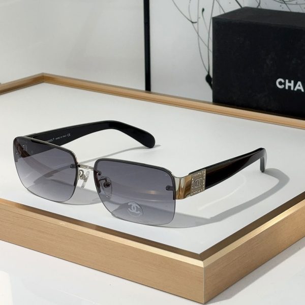 Chanel  Half frame Sunglasses Top quality （Replica） - Image 6