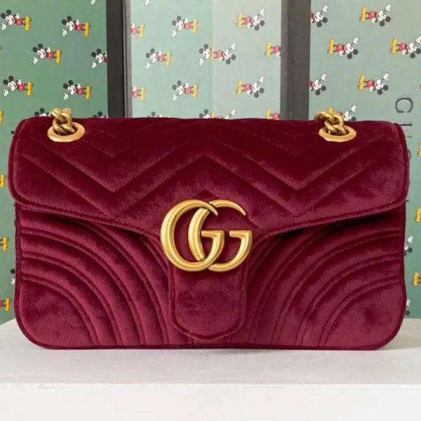 Gucci GG Marmont Velvet Small(Replica) - Image 8