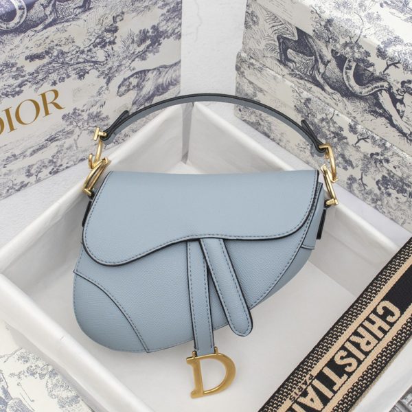 Dior Mini&Small Saddle Bag Grained Calfskin(Replica) - Image 6