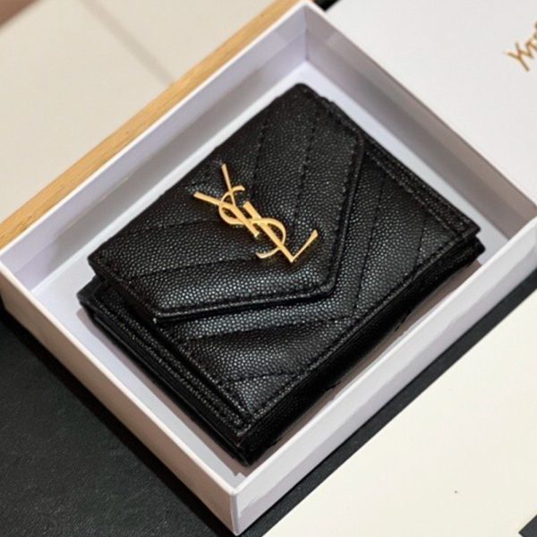 Saint Laurent YSL Leather Card Holder (Replica) - Image 3