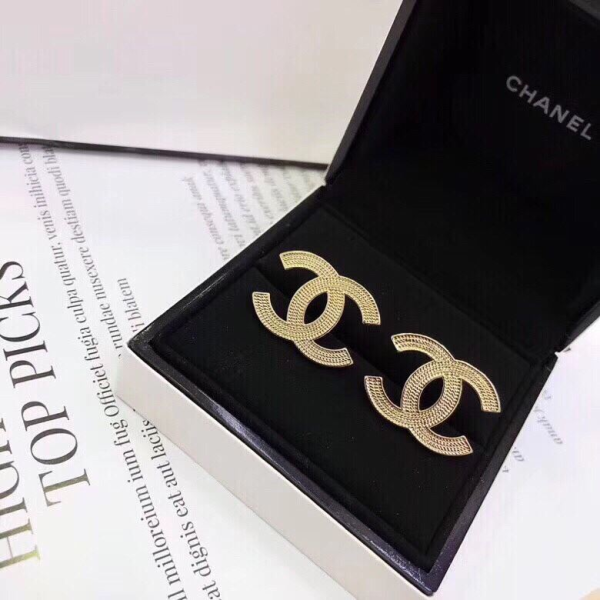 Chanel Double C Earrings