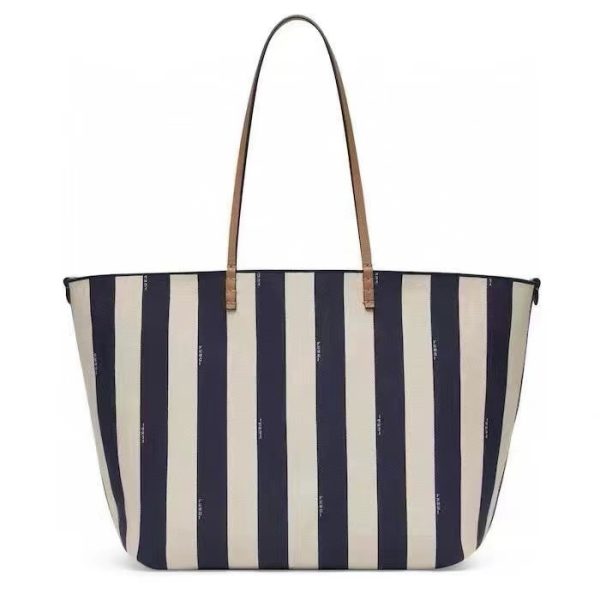 FendiReversible shopper in Pequin striped  Bag  (Replica)