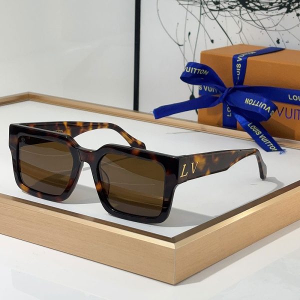 Louis Vuitton LV Mirror leg Logo sunglasses Top quality （Replica）