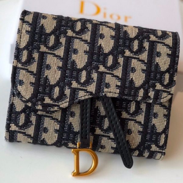 Dior Tri-Fold Snap Wallet(Replica) - Image 2