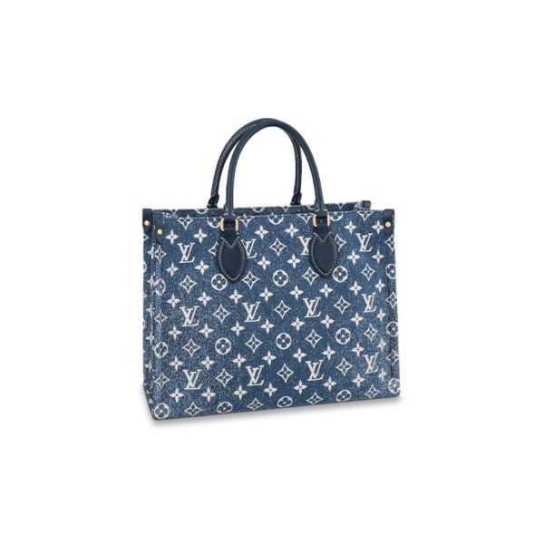 Louis Vuitton LV ONTHEGO Denim Bag M46871(Replica) - Image 3