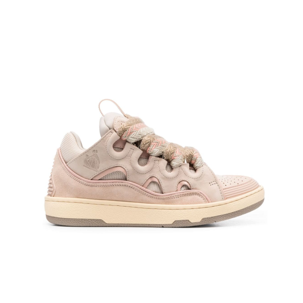 Lanvin LEATHER CURB SNEAKERS(Replica)