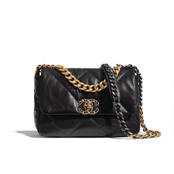 CHANEL 19 Flap Bag Small&Medium Chain Strap Shoulder Bag (Replica)