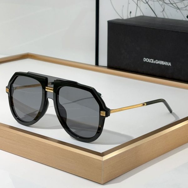 DOLCE & GABBAN DG Sheet Frame Slim Mirror Legs  Sunglasses Top quality （Replica） - Image 4