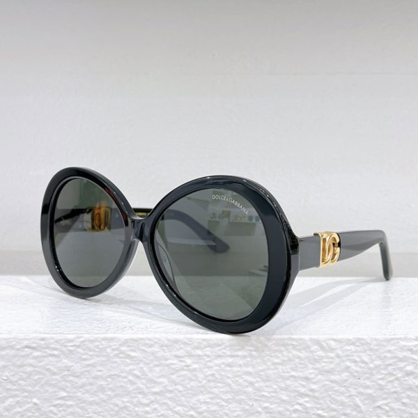 DOLCE & GABBAN DG Mirror leg Hollowed out Logo Sunglasses Top quality （Replica）