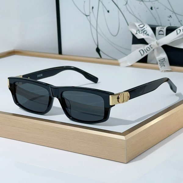 Dior Mirror leg CD Logo Acetate Fibre sunglasses Top quality (Perfect Replica） - Image 5