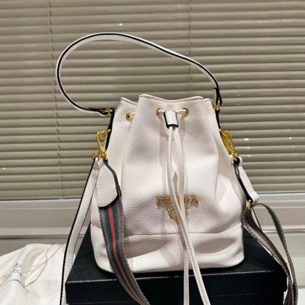 Prada Drawstring Cowhide Bag（Replica） - Image 4