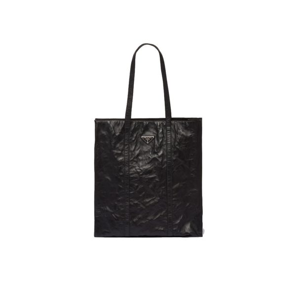 Prada Small Antique Nappa Leather Tote