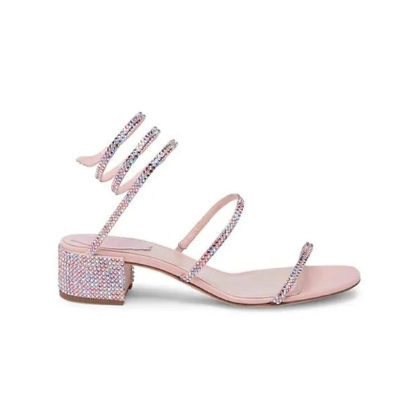 Rene Caovolla Juniper Metallic Sandals (Replica)