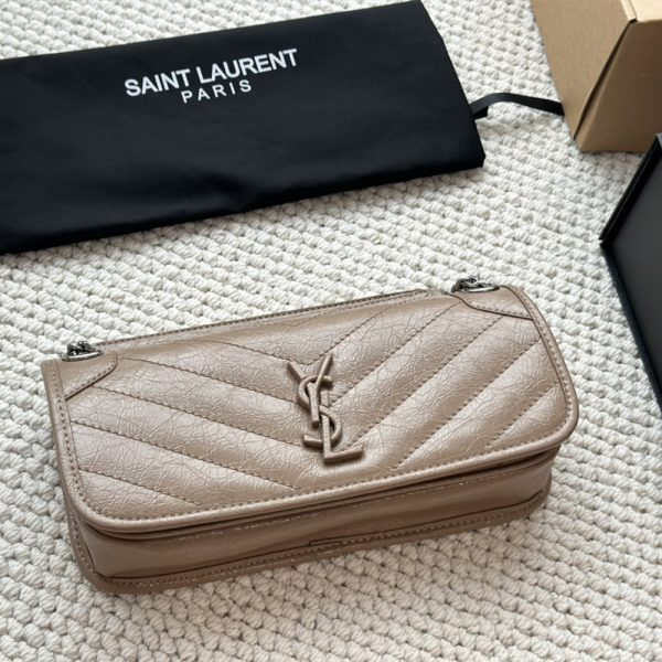 Saint Laurent YSL  Leather Chain Shoulder Bag Crossbody Bag(Replica) - Image 4