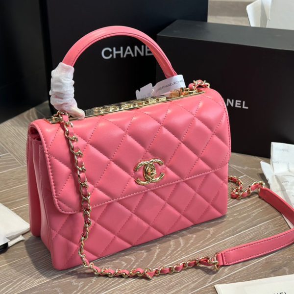 Chanel   Trendy CC Relief Handle Bag(Replica) - Image 8