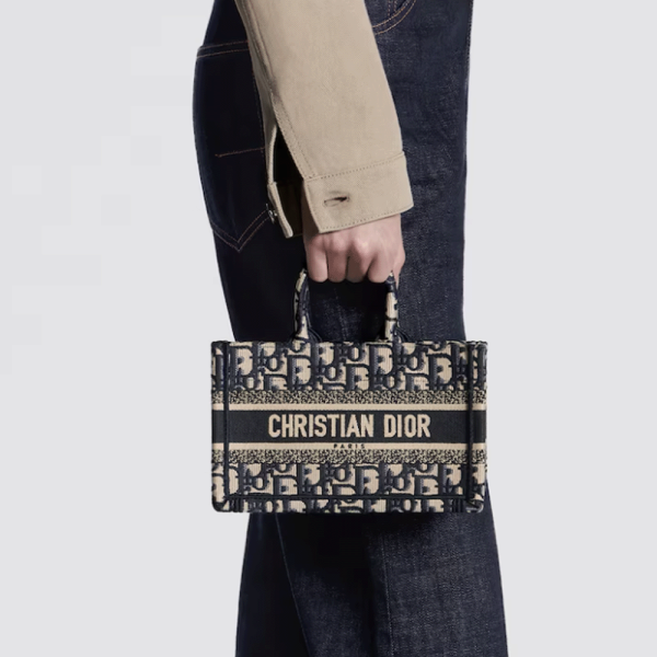 Dior Book Tote With Strap(Replica) - Image 5